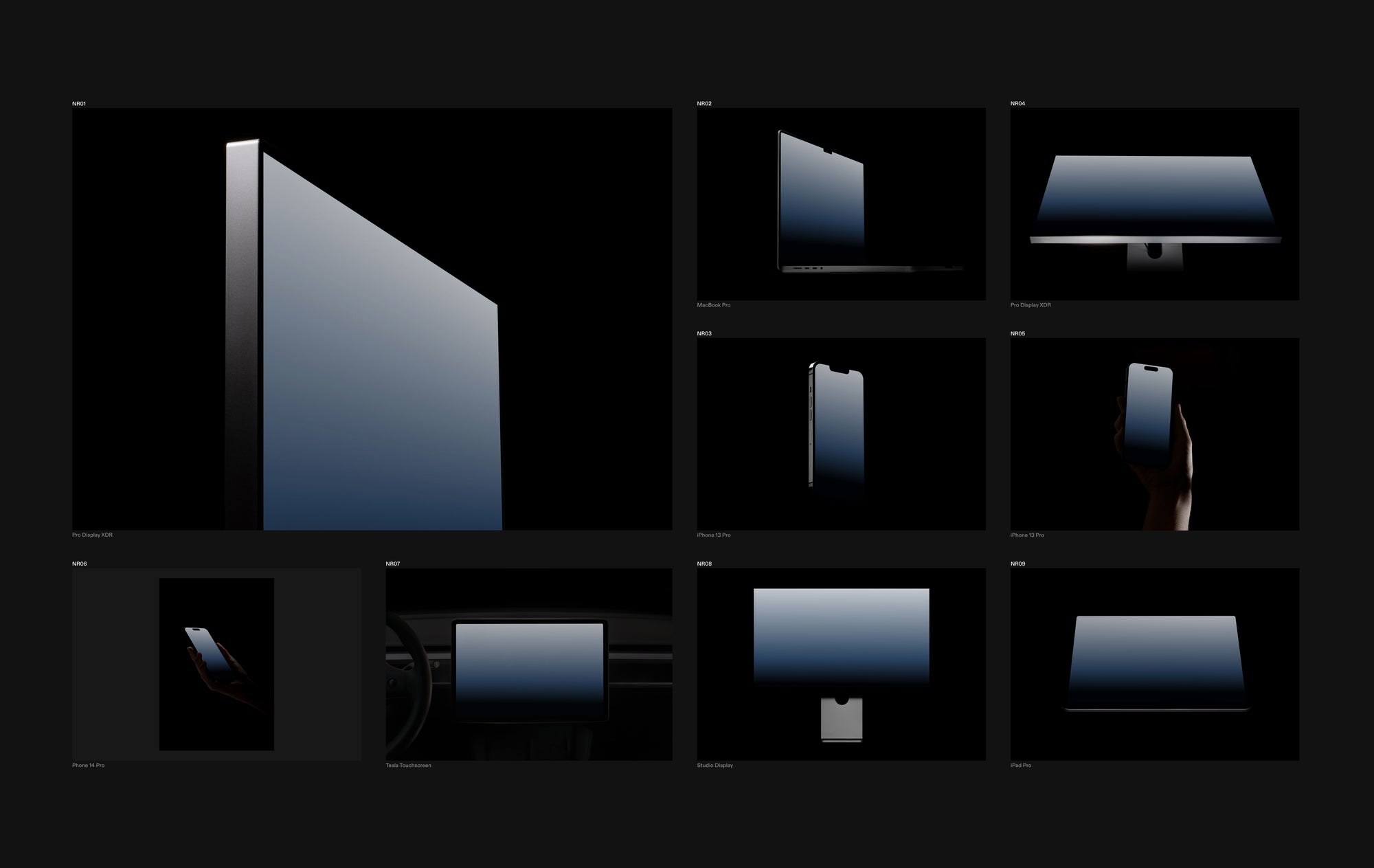 All Blanc + Noir (79 Mockups)